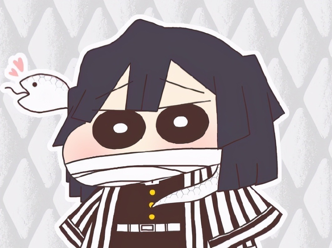 蜡笔小新|鬼灭之刃，九柱全员小新化，风柱变身精神小伙，岩柱形象与众不同