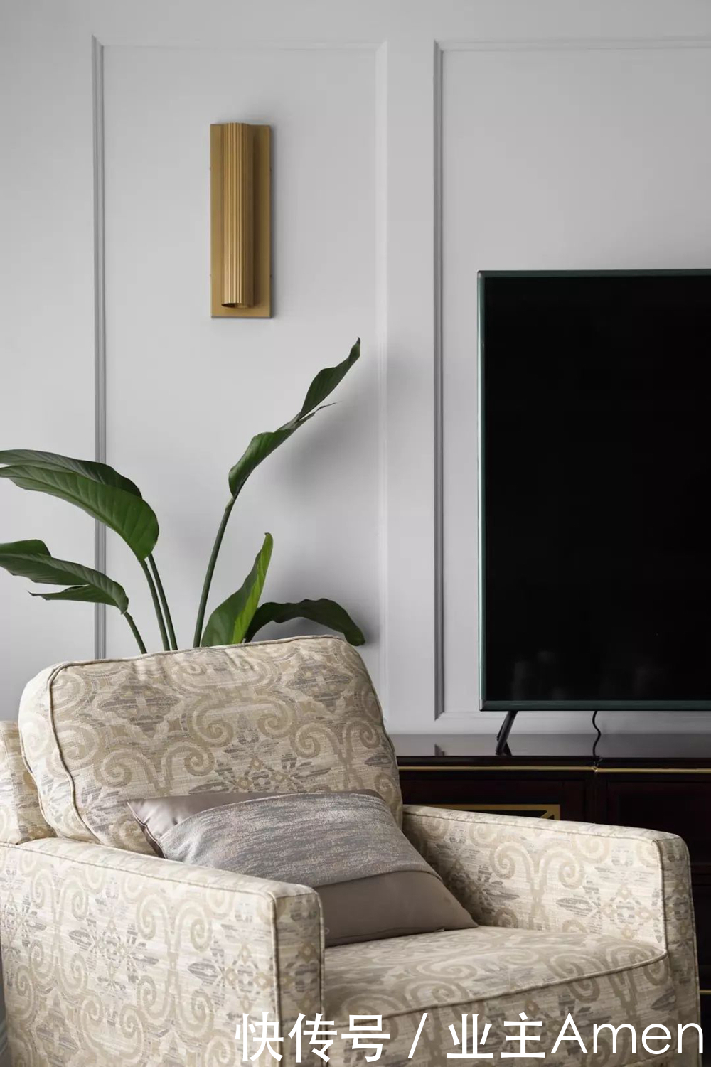 轻奢风格|大房型想设计美式轻奢风格,187平的大平层这样设计,优雅高品质