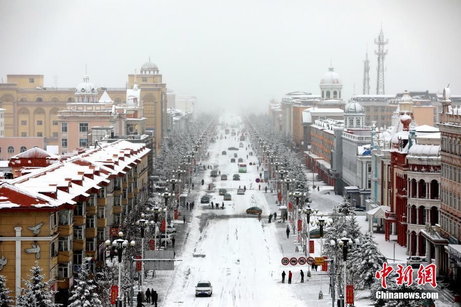  降雪|漠河迎入秋最大降雪 雪深超10厘米