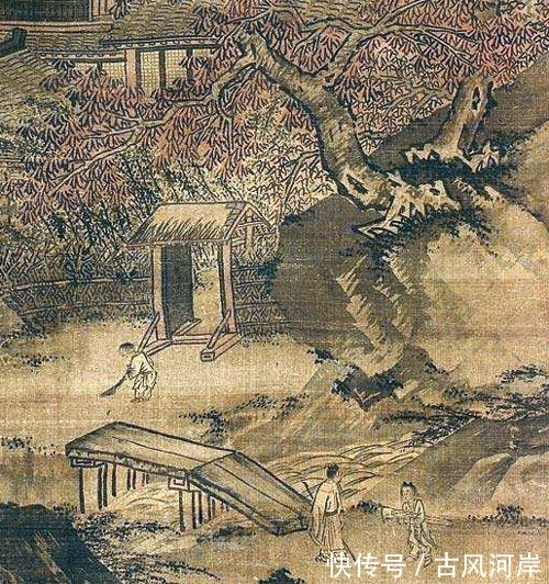 明代!找呀找呀找朋友,戴进绘《秋山访友》