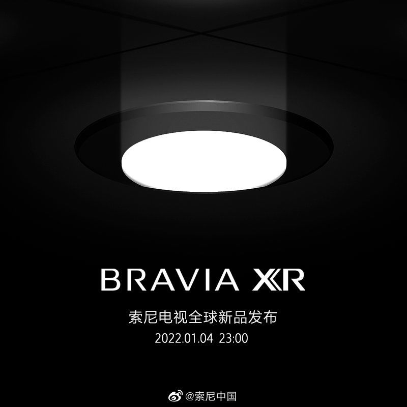 4k|2022 索尼电视 BRAVIA XR 全球新品发布会定档明年 1 月 4 日