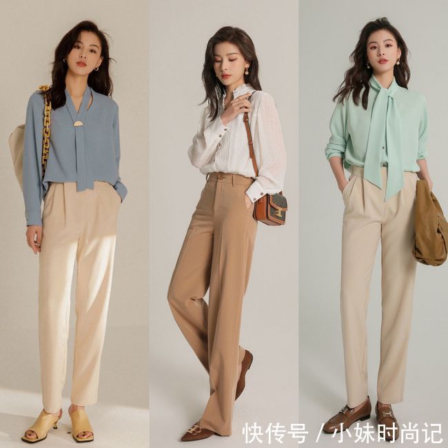 泡泡袖|夏季通勤穿搭示范,既不会过于严肃,还能兼顾舒适和时髦