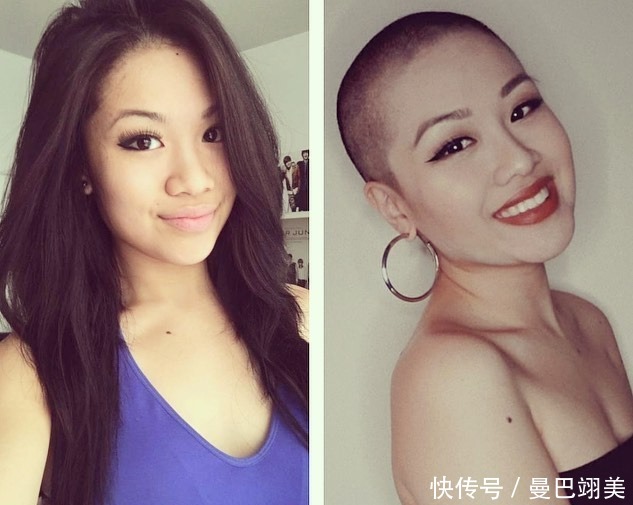 美女|18位美女换发型真大胆,直接剪成小寸头,变化真不小