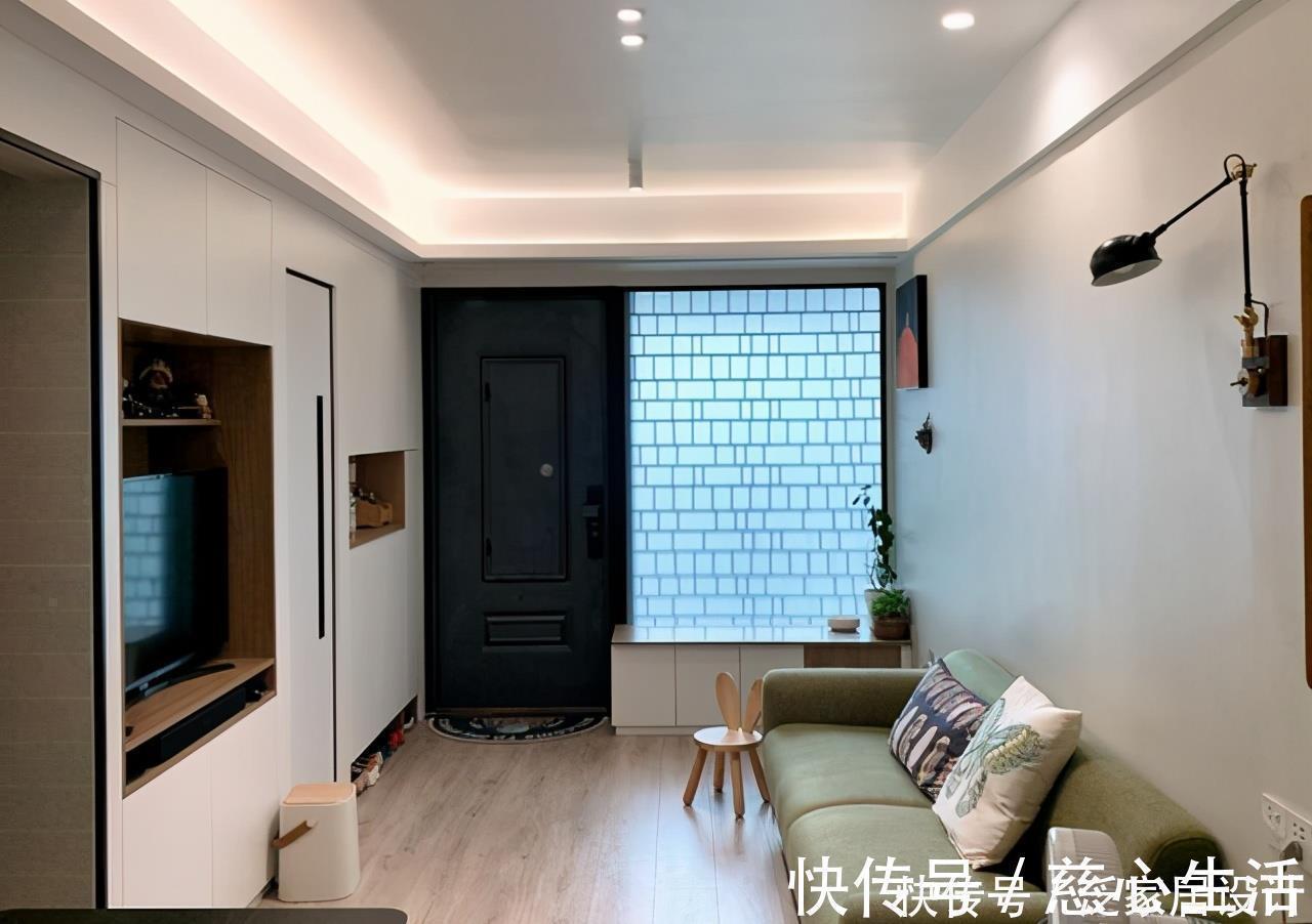 大柜|夫妻的54㎡清爽小家,阳台变阳光书房,客厅增娱乐区,布局超完美