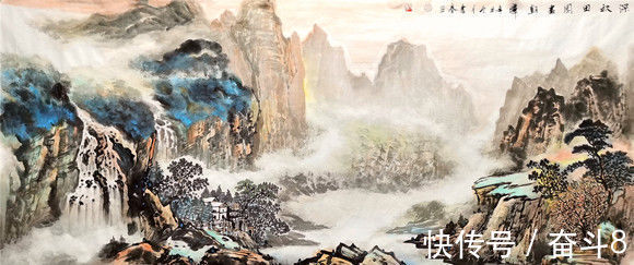 四大美女&当代实力派著名画家彭书春——山水作品欣赏