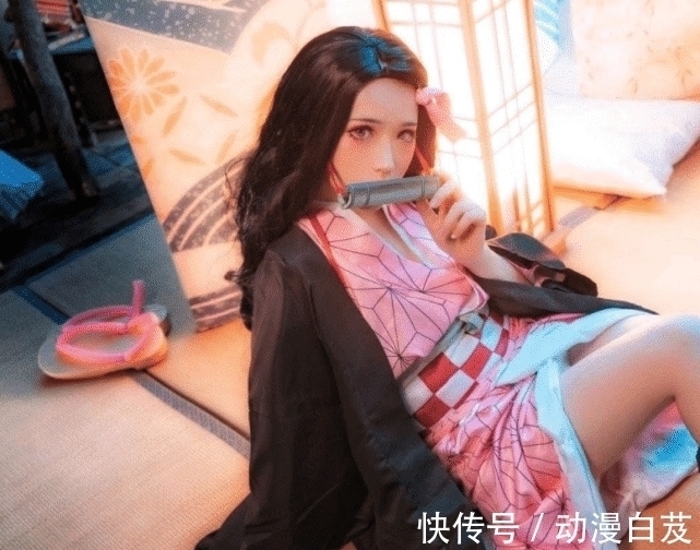 祢豆子|鬼灭之刃太火,祢豆子成热门cos角色,三上悠亚也加入cos行列