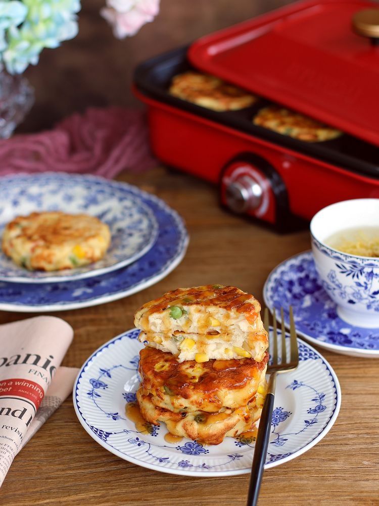 什锦土豆泥鸡肉饼,食材丰富营养高,孩子要常吃