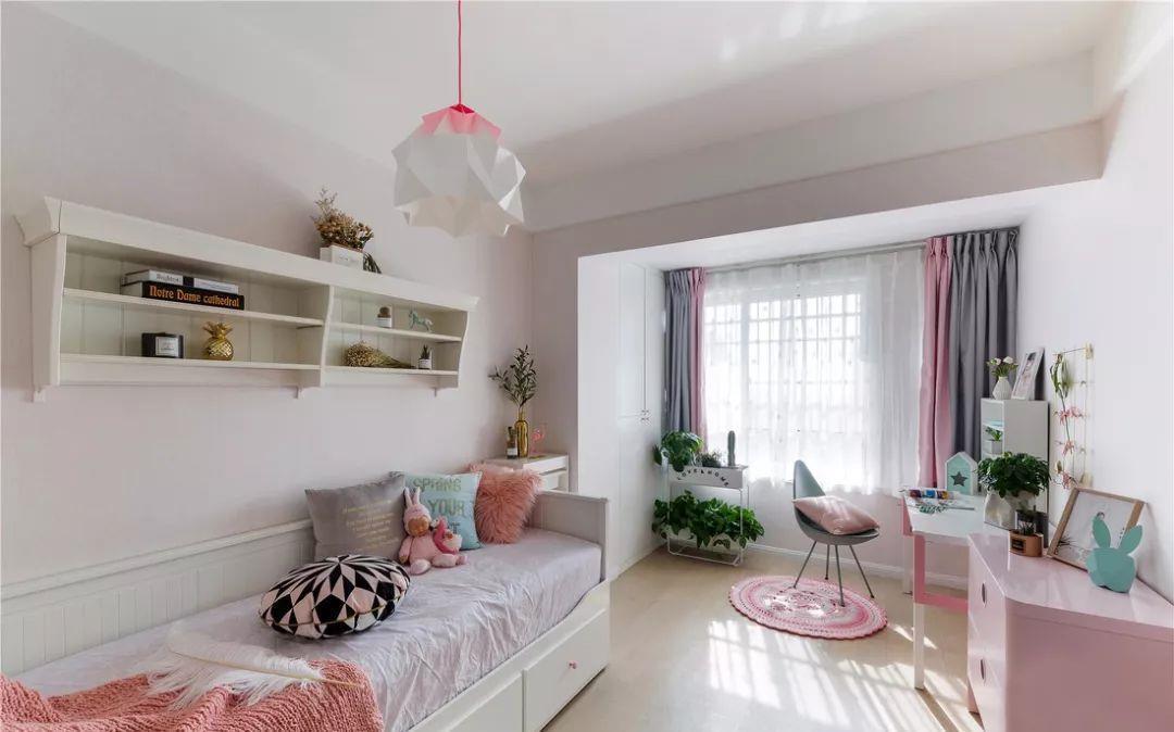 榻榻米床|110㎡现代北欧风，清新色系，温馨又文艺，朋友看了直夸好看！