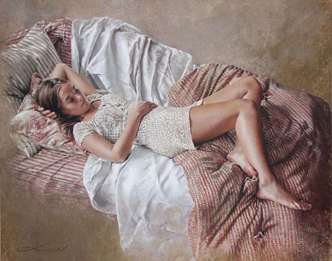 美术学院|她是大师,她的色粉画作美得令人浮想联翩!