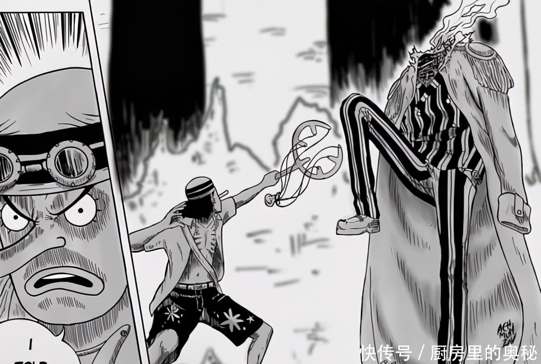 海贼王|海贼王:乌索普不做人了,一根手指挡住鹰眼,用弹弓打爆黄猿的头