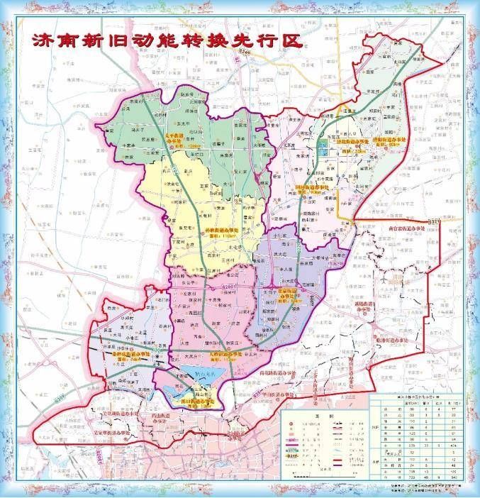 东至临港办事处东边界,总面积约1030平方公里,代管大桥街道办事处及济