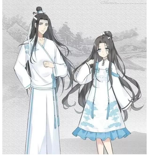 阿羡|魔道祖师：魔道全员变身美少女，阿羡变乖巧，和汪叽配一脸！