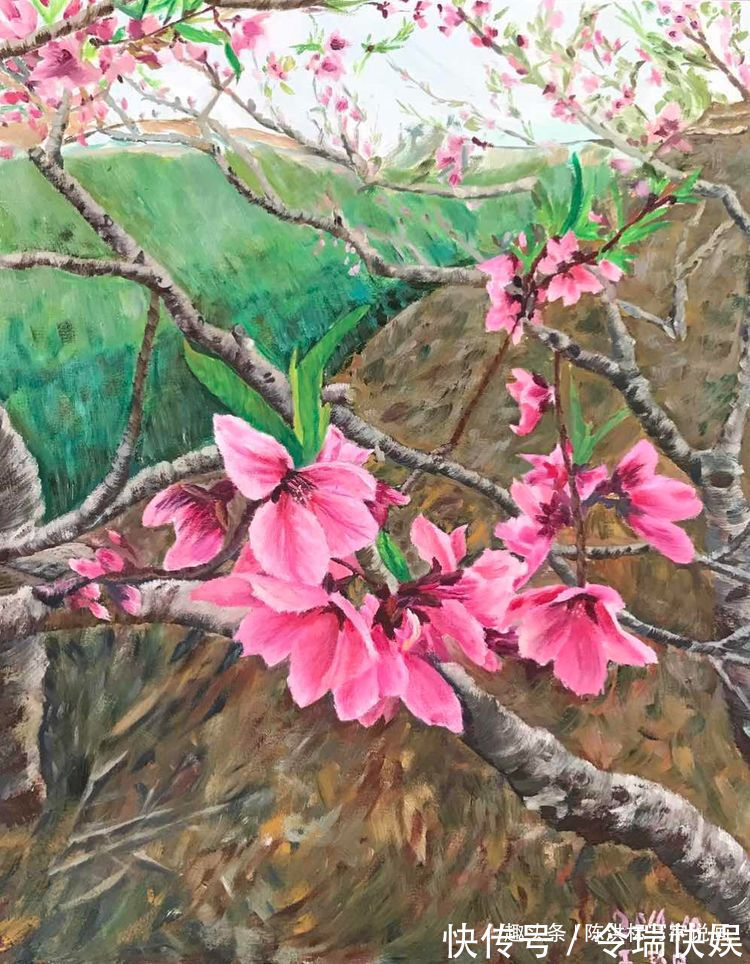 油画@她48岁学画,一年就办个人画展!专家没艺术价值,是农妇乱涂鸦