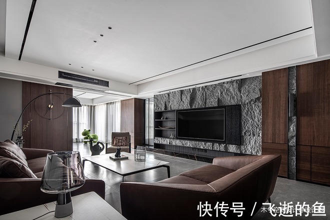静谧|200㎡简约大平层,灰木之间,质朴自然!