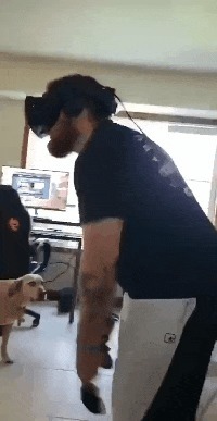 |搞笑GIF趣图：夫妻相相似度百分之九十九，好幸福哦