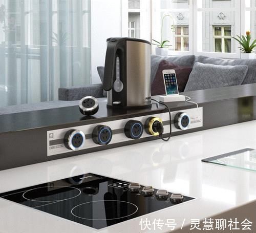 开关|为什么有钱人厨房墙上不装插座?他们都爱这样设计,好看实用个性