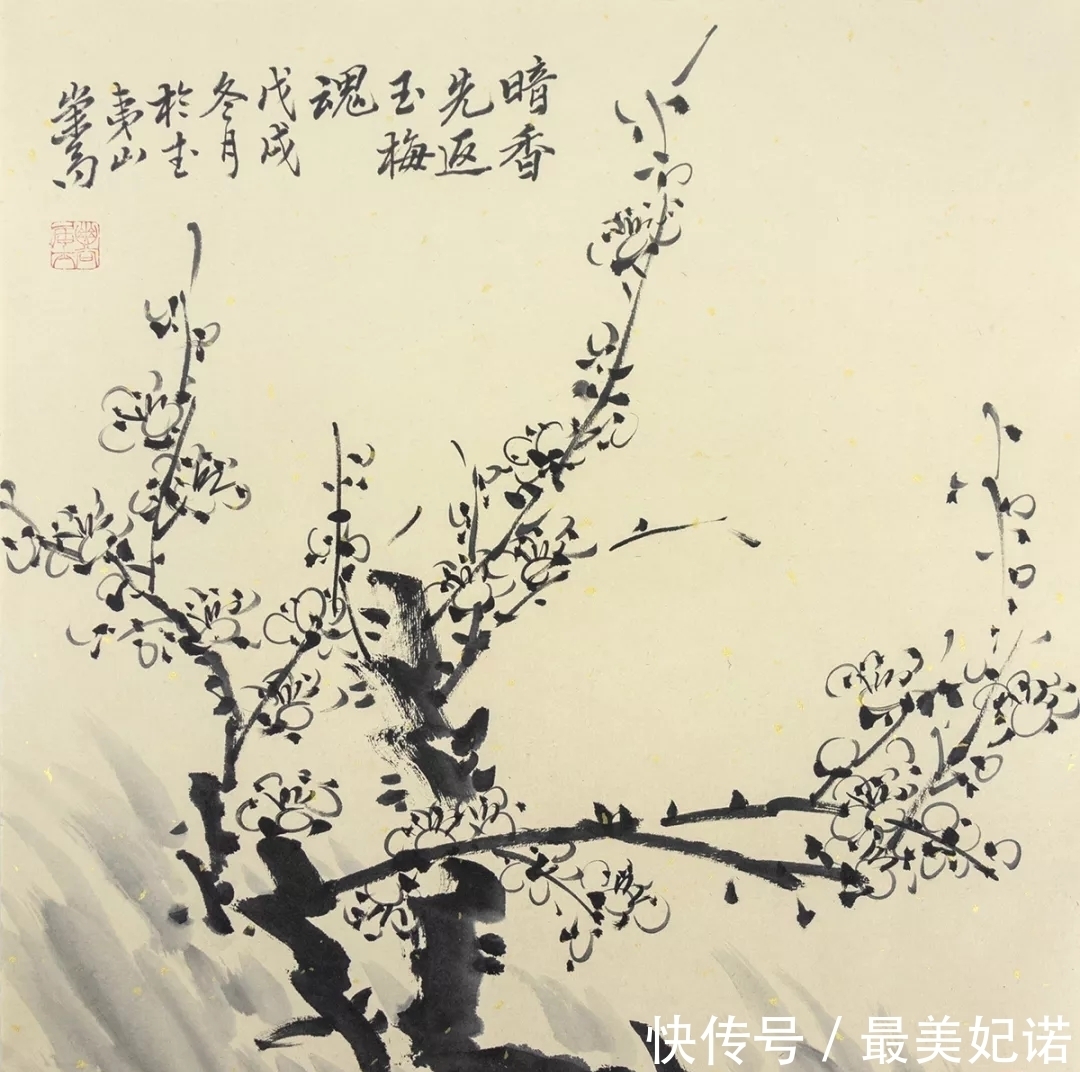 仙葩$锦官城外雪皑白,千里江天同一色,万家灯火入河来