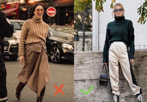  高领|别再乱买“高领毛衣”了！选款时注意这4个要点，穿对才有女神范