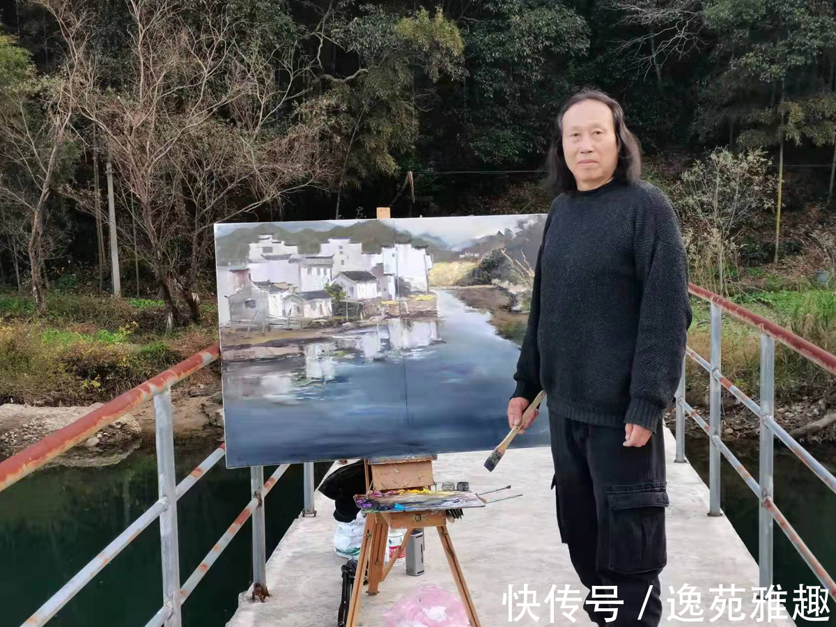 宁夏#「作品欣赏」唯美的婺源,舒适而又惬意!画家邱野写生作品欣赏