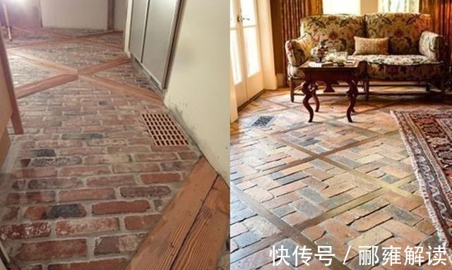 出家门|邻居坚持用红砖铺地,省下一半装修费,看完效果大家争相模仿!