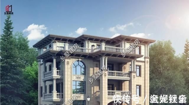 卧室|16X14米豪华四层别墅,设计格调满满,打造高品质农村生活