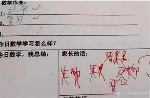 小学生模仿家长签字火了，老师看后笑哭不得，网友：没有不敢做的