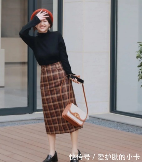 复古格纹|秋季家里纯色单品太多？可以试试复古格纹，经典好搭，气质还显瘦