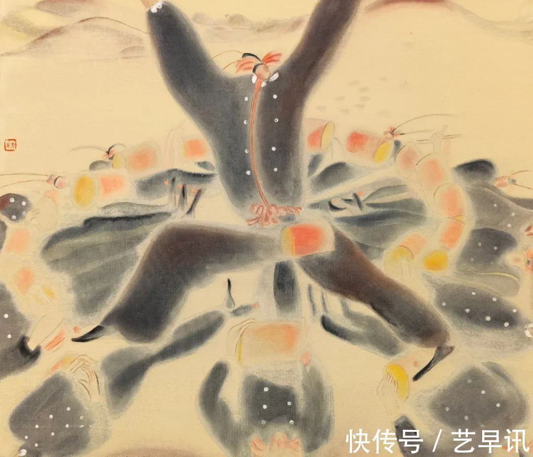 鼓乐@工·无界 | 洪方舟-工笔画赏析