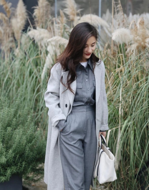 下半身|秋冬的大衣穿搭指南!搭配上半身裙或直筒裤,提升气质又高级洋气
