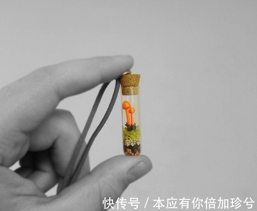蘑菇|可爱的迷你蘑菇吊坠