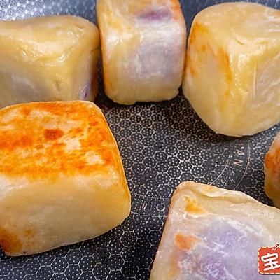宝宝紫薯仙豆糕做的对,脆嫩满足又美味