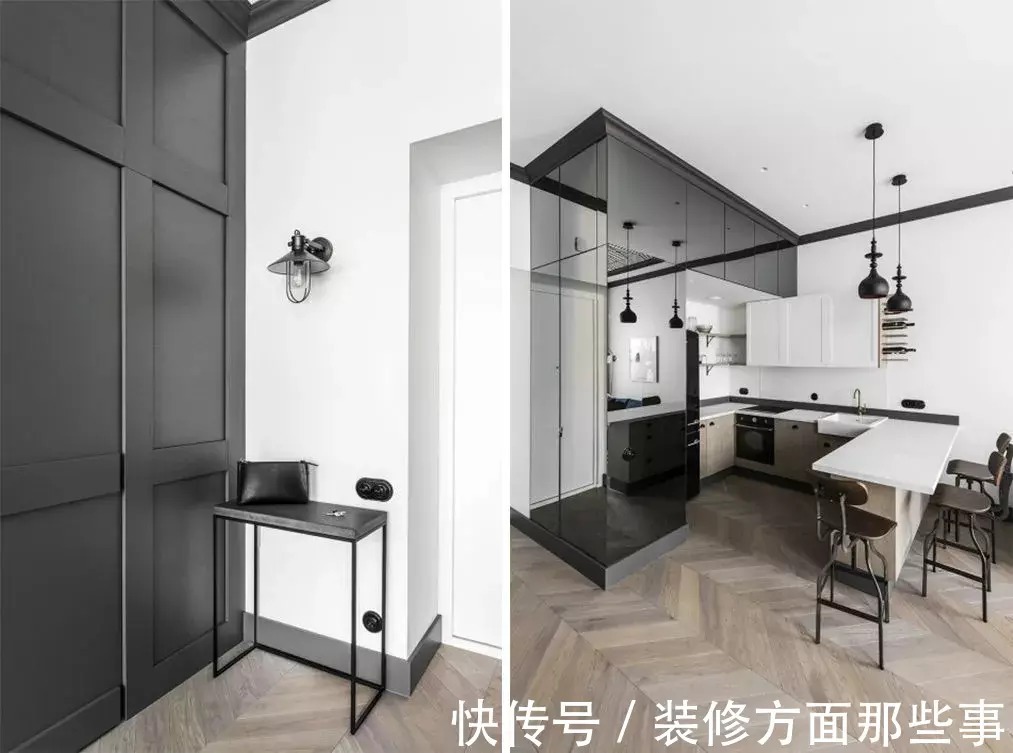 宽敞|49㎡小户型现代混搭风,冲破空间局限,让小家更宽敞明亮!