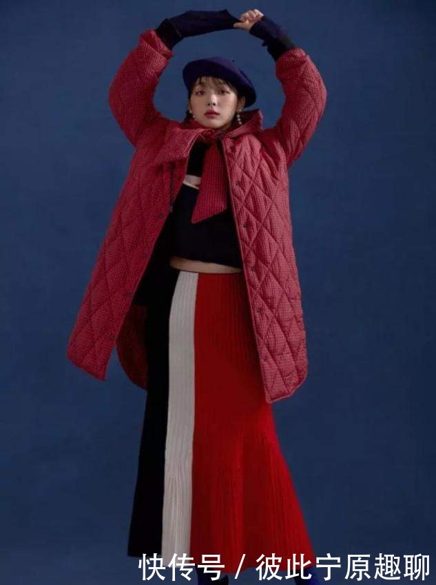 长度|最近火了一种穿法,叫“及臀羽绒服+裙子”,保暖显瘦,照穿准美