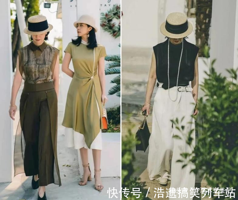 高级感 穿阔腿裤该怎么搭上衣?看三木妈亲身示范,优雅减龄超洋气