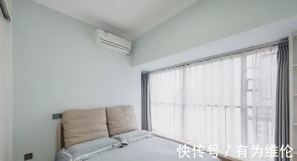 墙面|89㎡居然挤出了4间房,门头上都装满柜子,设计简洁却特别实用!