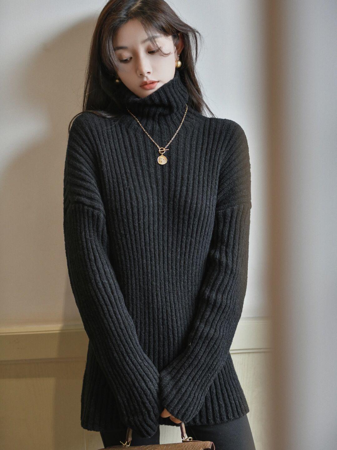博主|针织衫的“高阶穿法”来了,入秋后看这篇就够了,优雅又有女人味
