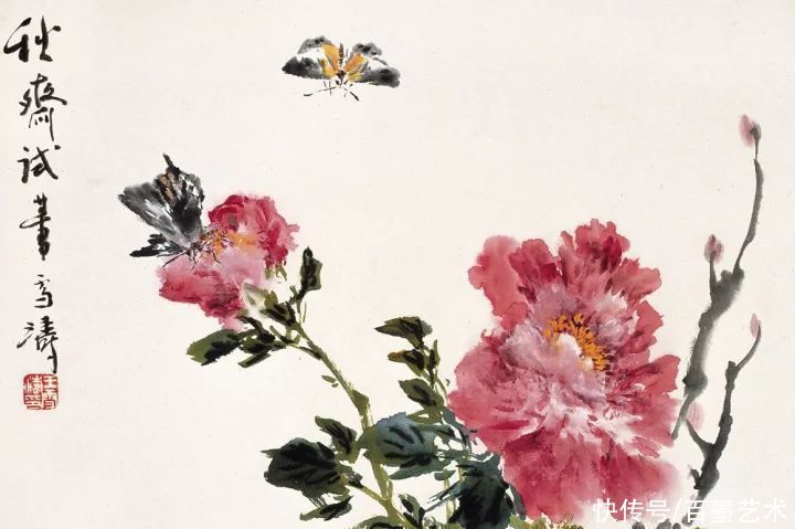 小写意|唯有牡丹真国色!小写意牡丹画150幅,美醉了