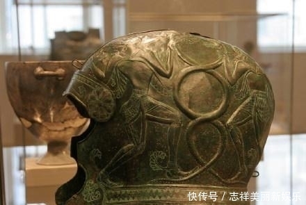 古希腊|考古出土3000年前头盔,古希腊众神形象都在上面,专家:世界唯一