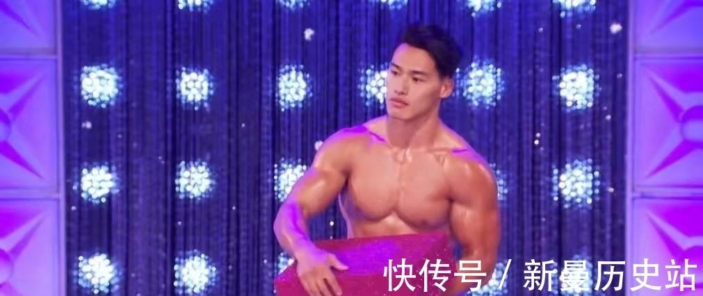 健碩亞裔男模上綜藝走紅