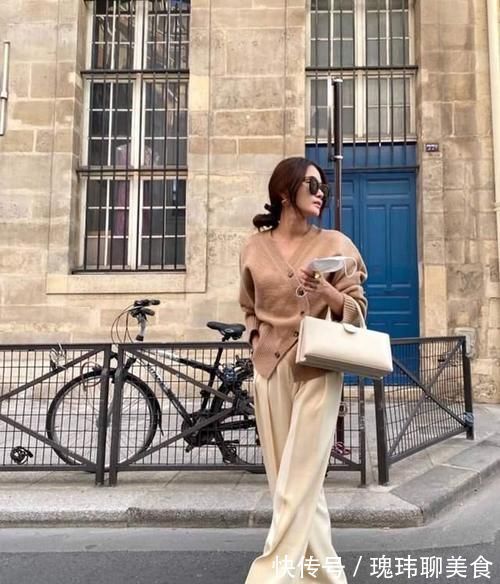 西装裤|深秋是时候穿毛衣了,送你3个搭配技巧,优雅温柔又时髦