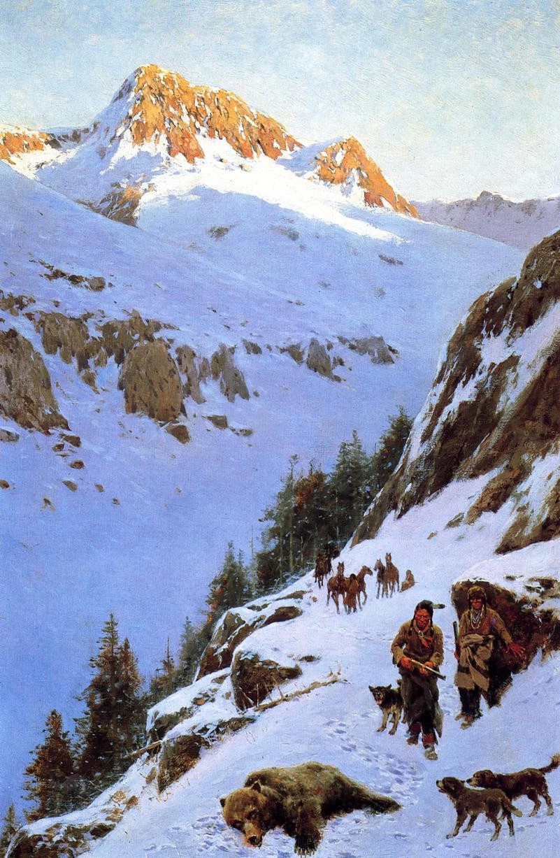 美国#美国画家亨利法尼专注于描绘美洲印第安人和记录印第安文化