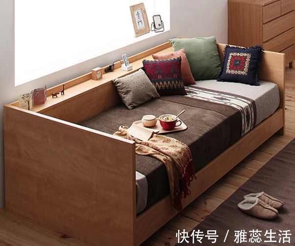 沙发床|越来越多人家里都不买沙发了,直接这样装,实用又不占地方