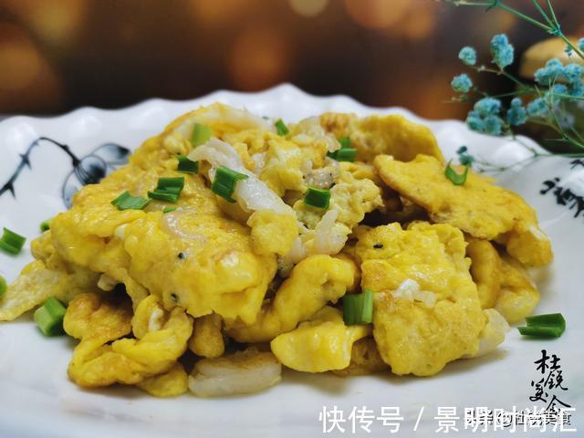 美味|新鲜的银鱼与鸡蛋搭配,高蛋白低脂肪,营养又美味