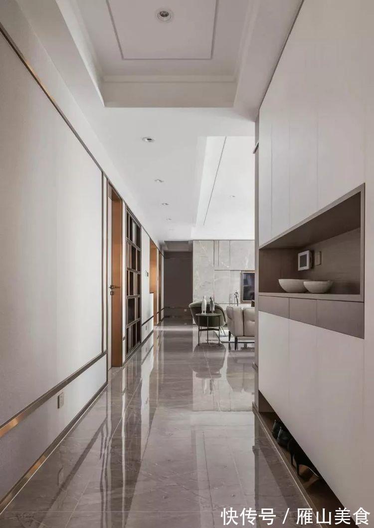 大理石|206平现代轻奢,布满金属线条的空间,充满档次华丽的气质!