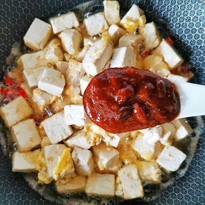 小米辣|鸡蛋滑豆腐