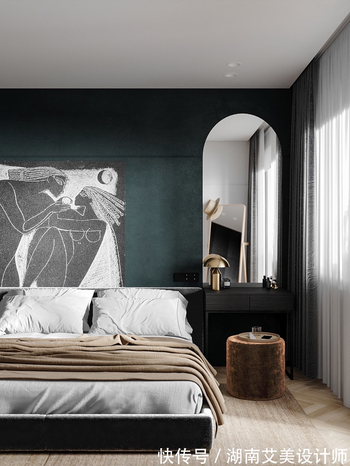 客餐厅|178㎡现代风软装设计，空间舒适宜人！