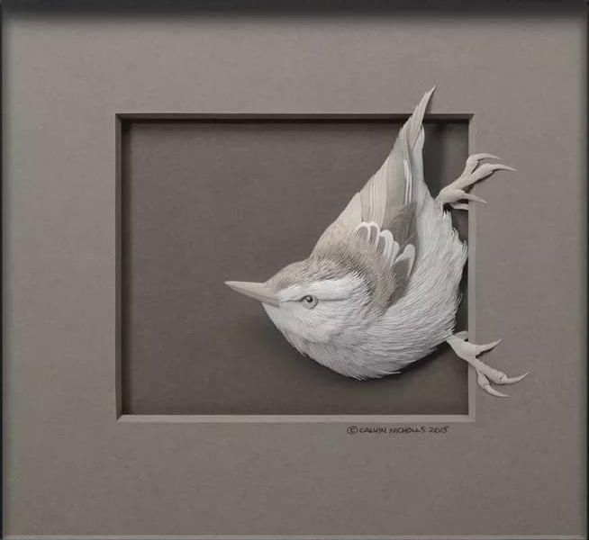 作品|意大利艺术家 Calvin Nicholls 纸雕作品