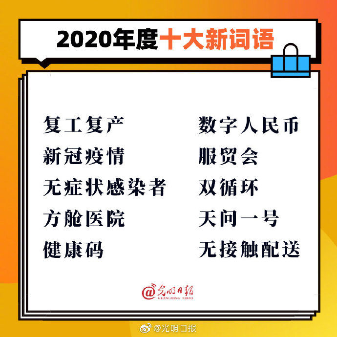 字词|2020年度字词出炉