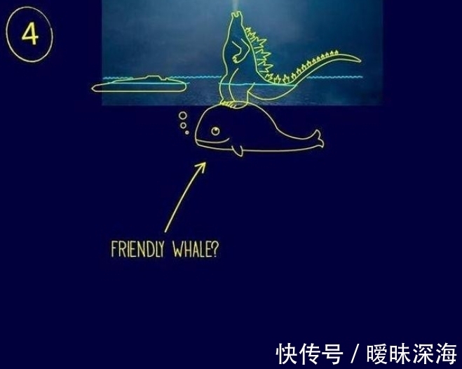 大海|哥斯拉是怎么站在大海上的?网友们脑洞大开!