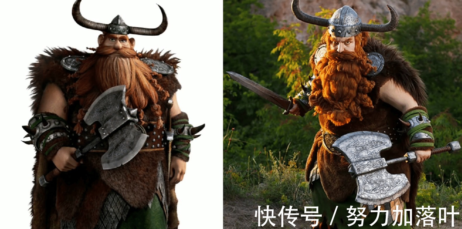 cos|驯龙高手COS小嗝嗝英俊帅气,亚丝翠COS作品超越原作